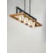Maxim Lighting Black Forest 4-Light 8.75" Wide Black / Ashbury Linear Pendant 10307BKASB - alternate 3